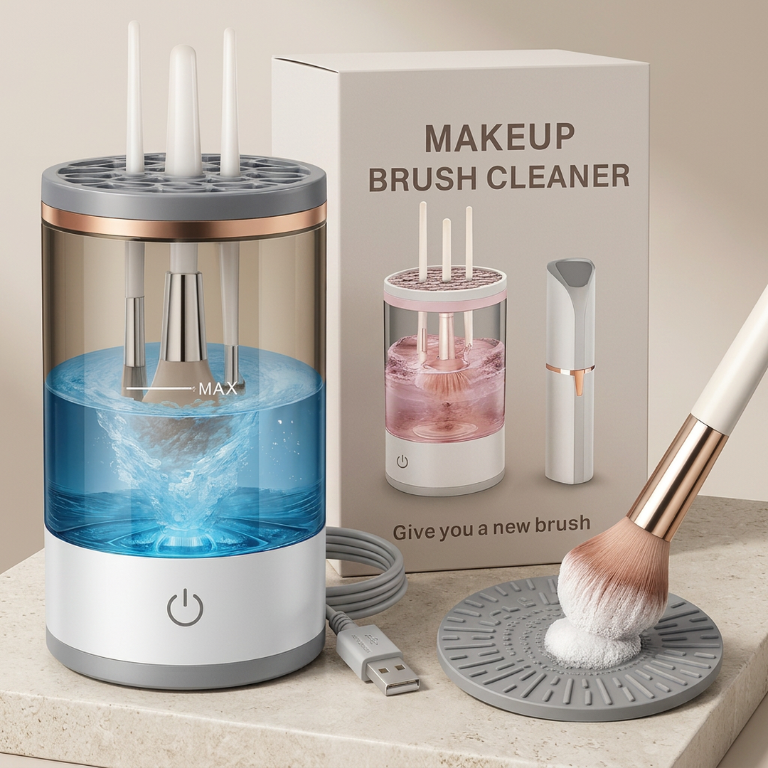 Reusable Makeup Brush Cleaner | No-Leak & Eco-Friendly Cleaning Tool